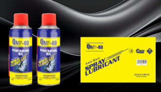 Electrical contact cleaner spray bottle with green label, on workbench with electronic components